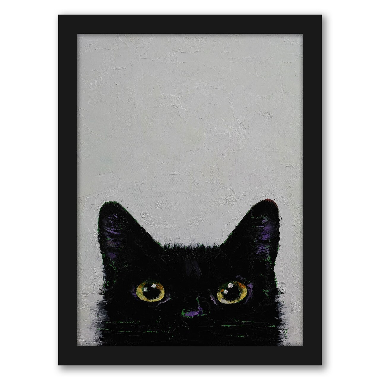 Black Cat by Michael Creese Frame  - Americanflat